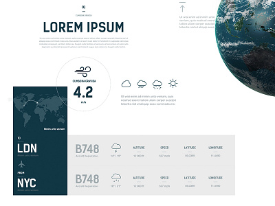 RadarBox24 - Style exploration earth radar satellite styleguide