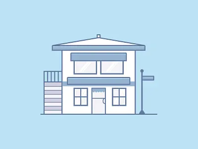 Daily Grind Cafe building cafe cayman daily grand grind icon sign stairs street sign vector