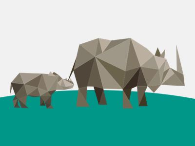 Rhinoceros illustration