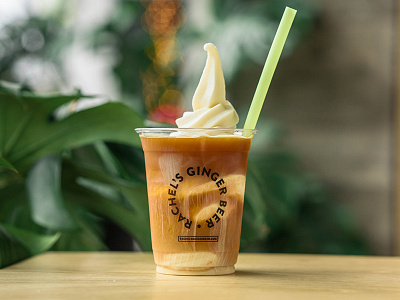 Rachel's Ginger Beer beverage cold brew drink float soft serve 🍦