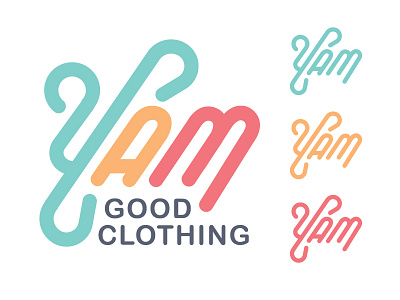 Yam Good Design clothing lettering lines logo y