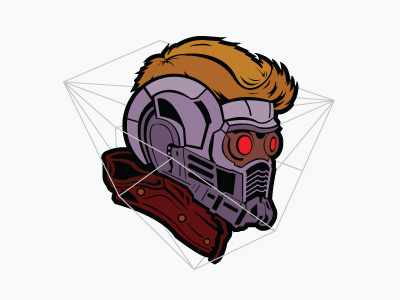 Starlord artwork character galaxy illustration marvel starlord vector