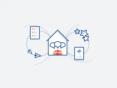 Rate and Review Companies artwork company icon illustration rate review