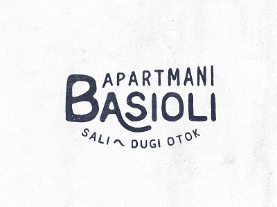 Apartment logo design hand drawn logo type typography