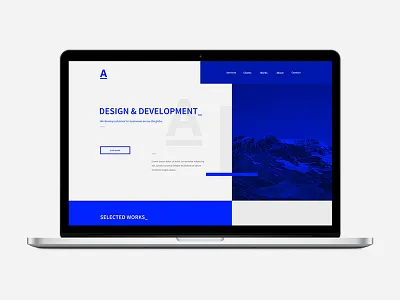 A -Team a team agency homepage portfolio website