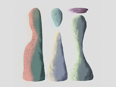 Shapes #5 art artwork colors forms shapes textures