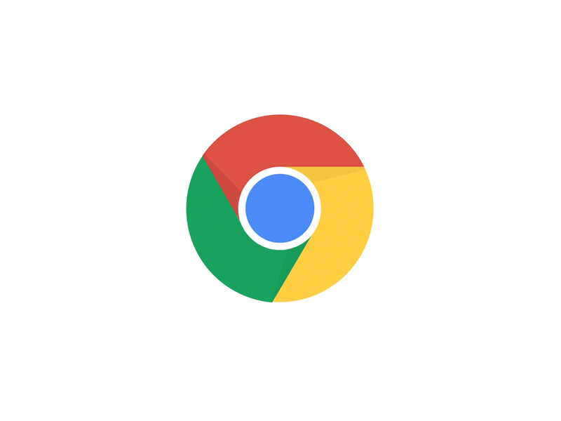 Chrome Dribbble android animation chrome flat gif google icons logo