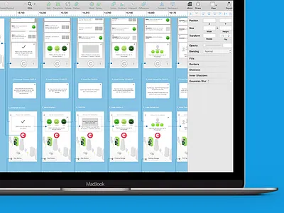 Wireframe Workflow on Sketch card design ios mobile sketch ux wireframe workflow