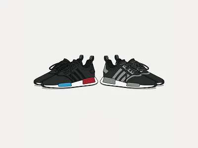 adidas NMD adidas boost illustration kick posters nmd primeknit sneakers