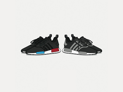 adidas NMD adidas boost illustration kick posters nmd primeknit sneakers