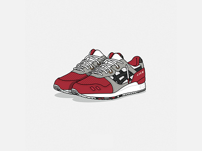 Asics Gel-Lyte III 'Koi' asics gel lyte illustration kick posters koi sneakers