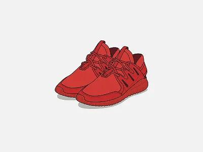 Red Tubular Nova adidas kick posters nova posters sneakers tubular