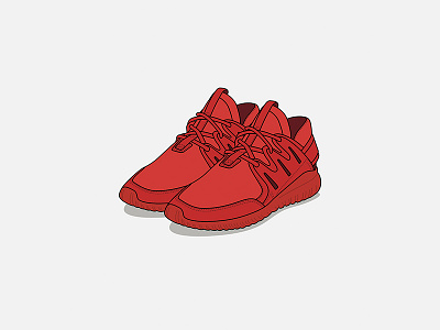 Red Tubular Nova adidas kick posters nova posters sneakers tubular