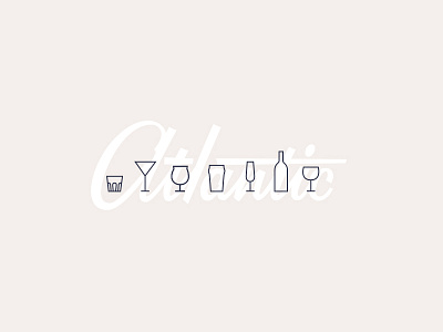 Get Your Drank On atlantic beer cocktails design focus lab icons lettering sparkling typography wine