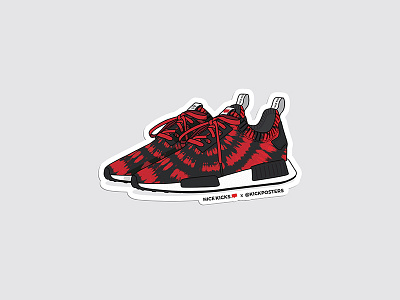 Nice Kicks NMD Sticker adidas kick posters nice kicks nmd sneakers sticker