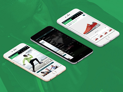 WIP Sports Clothing & Equipment - Mobile App app commerce design equipment fashion football mobile rugby running sport tennis ui