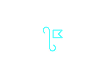 Flag / logo design cyan flag flag logo lithuania logo logo design vilnius