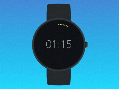 Daily UI #014 - Countdown Timer 014 animated app clean countdown timer dailyui minimal simpsons ui watch