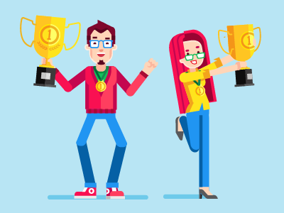 Game Winners android app card game characters colorfull game google ios vecto win
