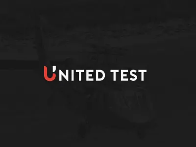United Test Branding aerospace branding logo logo design