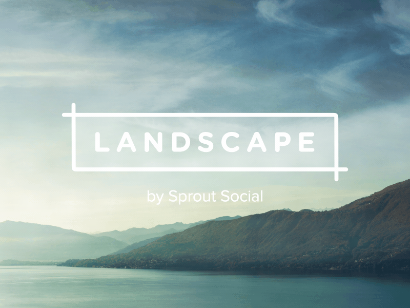 Landscape Logo Animation animation crop gif image landscape nature photo resize social