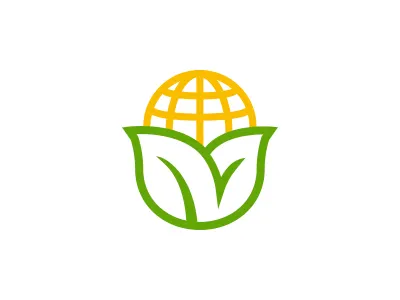 WIP Feeding Humanity corn feeding globe green humanity plant world yellow