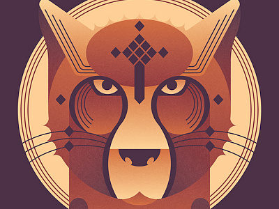 Geometric Cheetah animal cheetah dkng geometric shapes skillshare texture