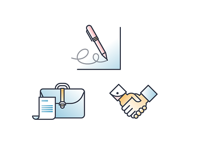 Trade Icons business icons illustration illustrator marketing miguelcm trade ui web