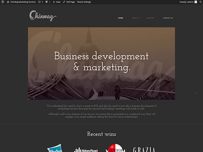 Responsive Marketing Services business website mobile friendly psd to html psd to wordpress responsive design wordpress