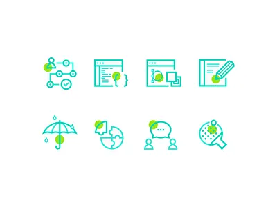 Line Illustrations connection front end ibm icon illustration line ping pong research ui ux visual