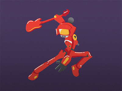 Canti Illustration anime canti flcl illustration robot vectordailies