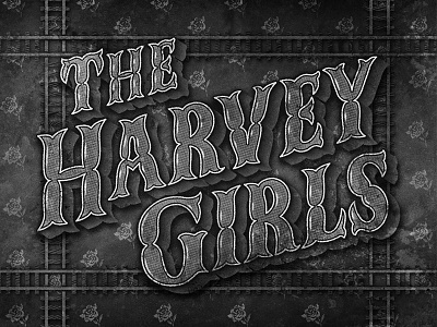 The Harvey Girls • 1946 • Movie Title judygarland lettering movietitles typography