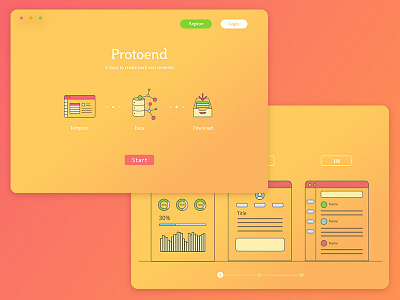 Protoend back end tool ui web website