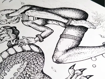 Black Tusk Poster black tusk drawing gig poster illustration