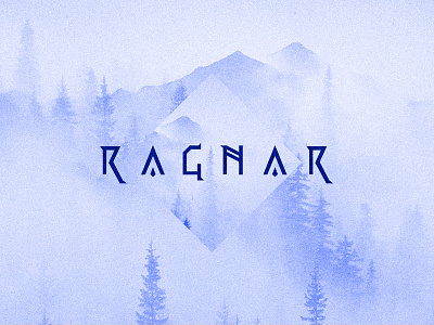 Ragnar branding landscape lettering texture