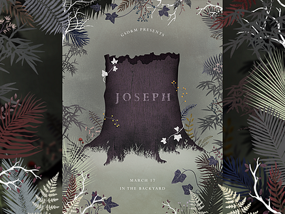 Joseph band evergreen forrest gig poster joseph photoshop wilderness woods