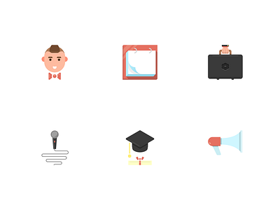 Six lil' icons icon icon set icons uni project