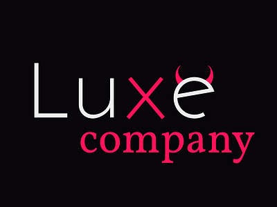 Logo for Luxe Company branding graphic design logo