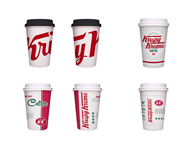 Koffee Kups coffee cup design packaging typography