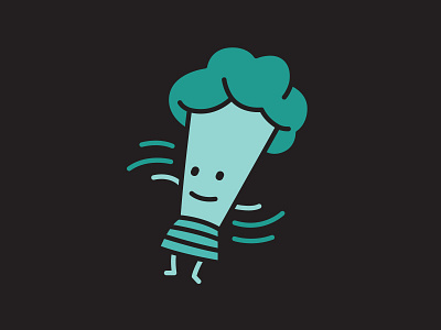 Mr. Broccoli broccoli icon pattern shake vector