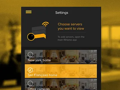 Security app nhome security settings smart home
