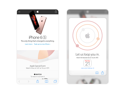 Safari Force Touch app apple force touch ios iphone mobile ui ux