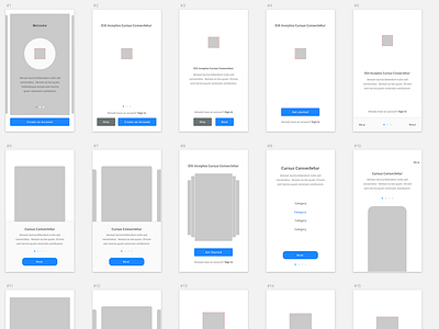 Onboarding - Style Guide Kit ios kit mobile onboarding sketch styleguide system ui