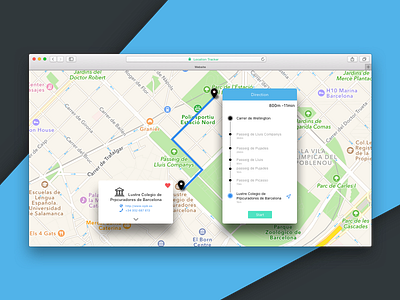 daily UI #020 -Location Tracker dailyui