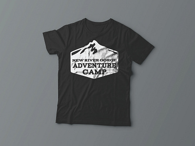 Camp T-Shirt branding camp logo mountain river t shirt