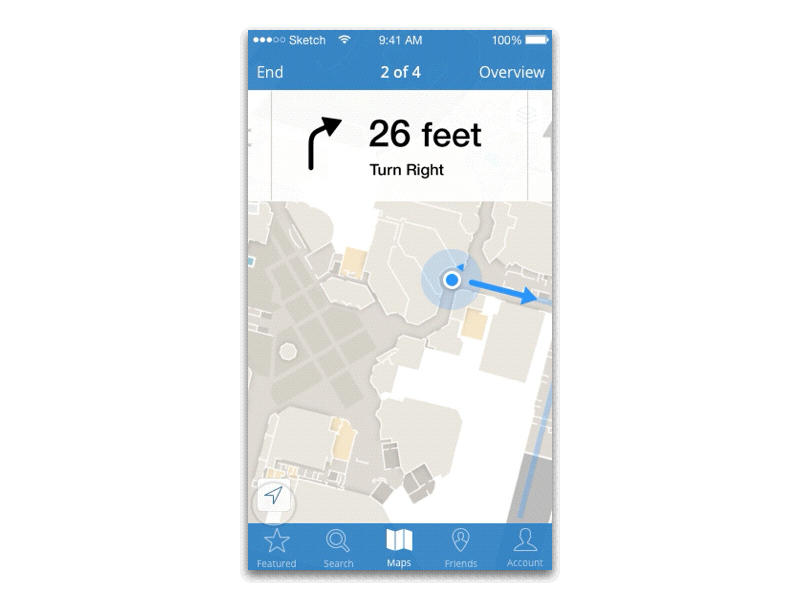 Compass prototype ui