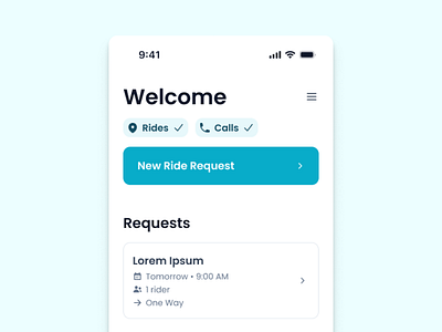 Open Rideshare accessibility accessible mobile product design rideshare