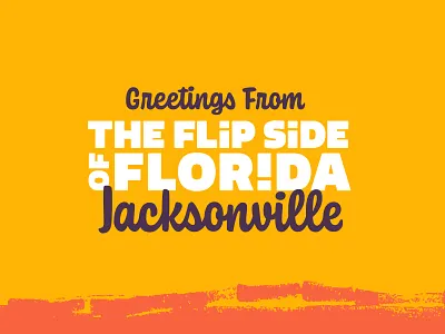 Branding - The Flip Side of Florida branding design florida identity illustration logo type typography vector