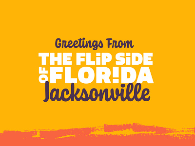 Branding - The Flip Side of Florida branding design florida identity illustration logo type typography vector