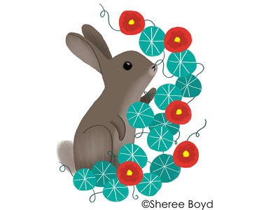 Nasturtiums bunny easter flowers nasturiums spring